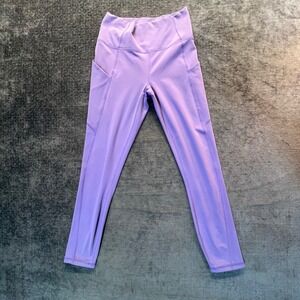 Fabletics Lavender High Rise Pocket Leggings Womens XS Athletic Stretch
